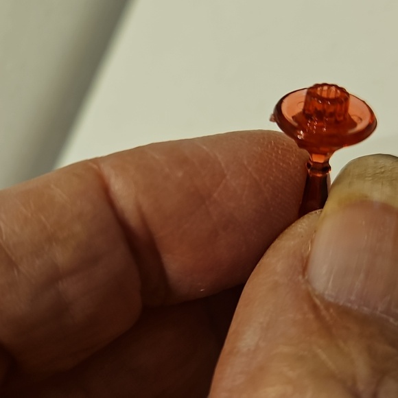 12 Pairs Of Dollhouse Miniature Cranberry Red Candle Sticks - Picture 6 of 6